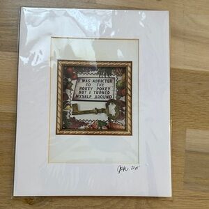 Framed Key Art with Humorous Quote